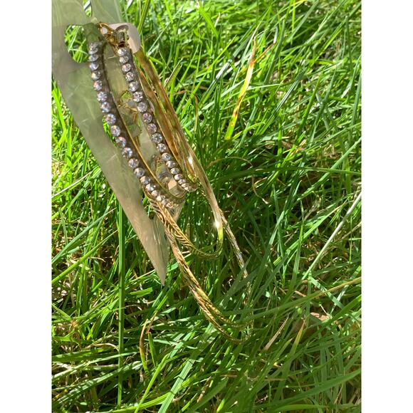 New set 3 pair earrings hoop - Picture 3 of 5